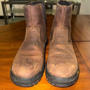 Caterpillar Dark Brown Leather Boots